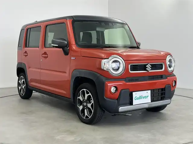 スズキ ハスラー HYBRID X ターボ 愛知県 2020(令2)年 3.3万km バーミリオンオレンジ/ガンメタリック2トーン 前後ドラレコ/ETC/社外ナビ/バックモニター/前席シートヒーター/アダプティブクルーズコントロール/デュアルカメラブレーキサポート/車線逸脱警報/車線逸脱抑制/ハイビームアシスト/コーナーセンサー/誤発進抑制機能/純正15インチAW/LEDヘッドランプ
