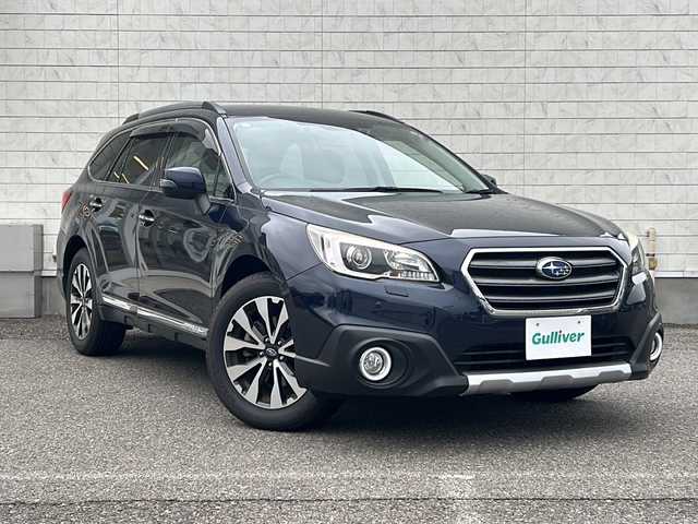 スバル アウトバック リミテッド 福島県 2015(平27)年 7.2万km ディープシーブルーパール 4WD アイサイト　バックＣ　Ｐセンサー　Ｐバックドア　Ｘ－ＭＯＤＥ　純正ナビ　フルセグ　ＢＴ　クルコン　ＥＴＣ　電子Ｐ　前席Ｐシート　Ｄ席シートメモリ　全席シートヒーター　スペアキー　純正ドアバイザー　