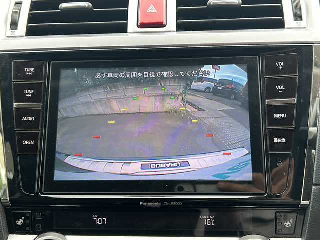 スバル アウトバック リミテッド 福島県 2015(平27)年 7.2万km ディープシーブルーパール 4WD アイサイト　バックＣ　Ｐセンサー　Ｐバックドア　Ｘ－ＭＯＤＥ　純正ナビ　フルセグ　ＢＴ　クルコン　ＥＴＣ　電子Ｐ　前席Ｐシート　Ｄ席シートメモリ　全席シートヒーター　スペアキー　純正ドアバイザー　