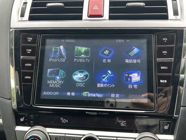 スバル アウトバック リミテッド 福島県 2015(平27)年 7.2万km ディープシーブルーパール 4WD アイサイト　バックＣ　Ｐセンサー　Ｐバックドア　Ｘ－ＭＯＤＥ　純正ナビ　フルセグ　ＢＴ　クルコン　ＥＴＣ　電子Ｐ　前席Ｐシート　Ｄ席シートメモリ　全席シートヒーター　スペアキー　純正ドアバイザー　