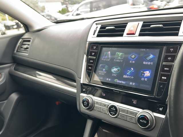 スバル アウトバック リミテッド 福島県 2015(平27)年 7.2万km ディープシーブルーパール 4WD アイサイト　バックＣ　Ｐセンサー　Ｐバックドア　Ｘ－ＭＯＤＥ　純正ナビ　フルセグ　ＢＴ　クルコン　ＥＴＣ　電子Ｐ　前席Ｐシート　Ｄ席シートメモリ　全席シートヒーター　スペアキー　純正ドアバイザー　