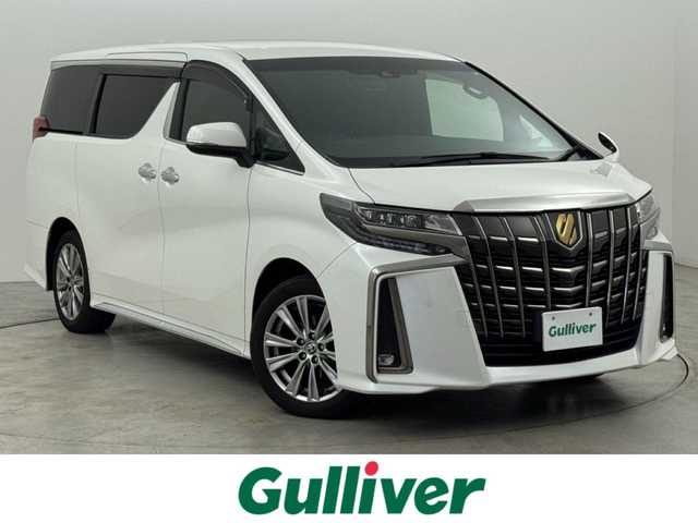 トヨタ アルファード S タイプゴールドⅡ 福岡県 2021(令3)年 6.8万km ホワイトパールクリスタルシャイン 純正ＤＡ　/後席モニター　/両側電動ドア　/ビルトインＥＴＣ　/バックカメラ　/電動リアゲート　/レーダークルーズコントロール　/プリクラッシュセーフティ　/レーンキープ　/オートマチックハイビーム　/ＬＥＤヘッドライト