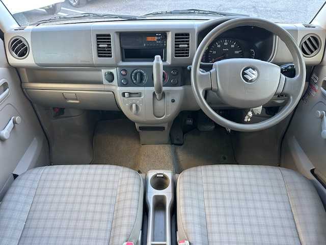 スズキ エブリイ PA 茨城県 2009(平21)年 13.7万km スペリアホワイト パワーステアリング/取扱説明書/保証書