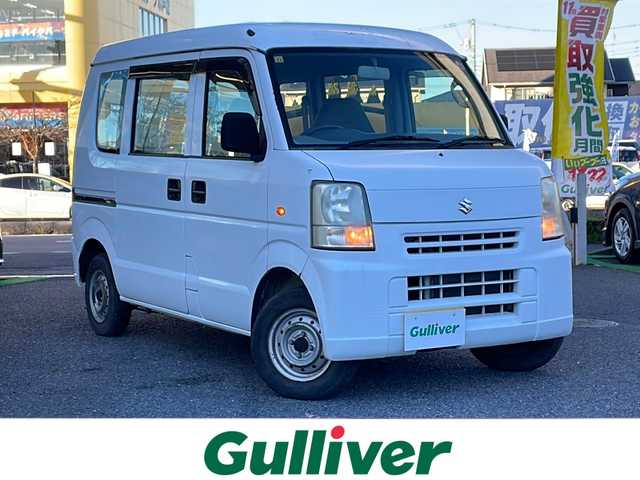 スズキ エブリイ PA 茨城県 2009(平21)年 13.7万km スペリアホワイト パワーステアリング/取扱説明書/保証書