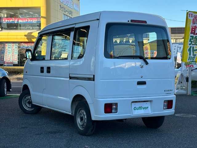 スズキ エブリイ PA 茨城県 2009(平21)年 13.7万km スペリアホワイト パワーステアリング/取扱説明書/保証書