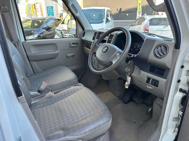 スズキ エブリイ PA 茨城県 2009(平21)年 13.7万km スペリアホワイト パワーステアリング/取扱説明書/保証書