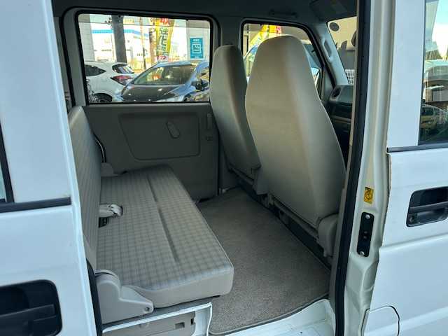 スズキ エブリイ PA 茨城県 2009(平21)年 13.7万km スペリアホワイト パワーステアリング/取扱説明書/保証書