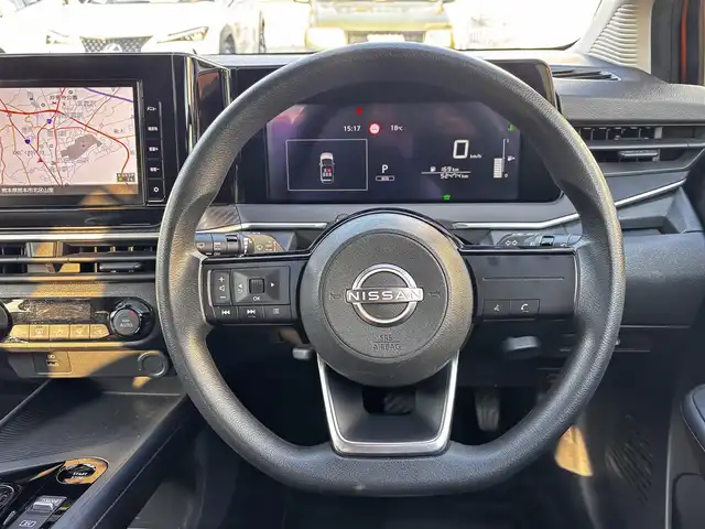 日産 ノート X 熊本県 2021(令3)年 5.3万km プレミアムコロナオレンジ 純正ナビ/【フルセグTV/Bluetooth/CD】/バックカメラ/エマージェンシブレーキ/車線逸脱警報/駐車支援/コーナーセンサー/オートハイビーム/オートLEDライト/フォグライト/ブレーキホールド/ETC/純正ドライブレコーダー/純正ドアバイザー/スマートキー