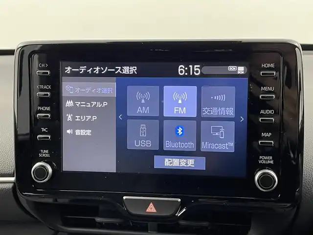 トヨタ ヤリスクロス G 千葉県 2023(令5)年 0.1万km シルバーメタリック 純正ディスプレイオーディオ/　AM/FM/BT/USB/プリクラッシュセーフティ/レーンキープアシスト/オートハイビーム/レーダークルーズコントロール/バックカメラ/ビルトインETC2.0/ステアリングヒーター/前席シートヒーター/横滑り防止装置/電動パーキング/オートホールド/純正16インチアルミホイール/革巻きステアリング/ステアリングスイッチ/電動格納ミラー/ヘッドライトレベライザー