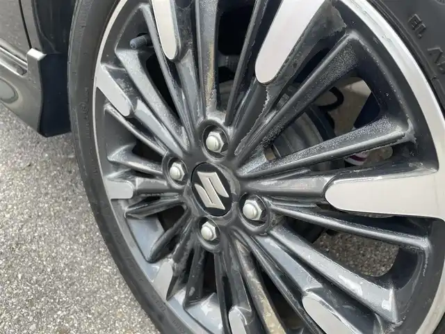 スズキ スペーシア カスタム HYBRID XS 愛知県 2019(令1)年 1.8万km ブルーイッシュブラックパール3 AIS検査実施4.5点　/KENWOOD8インチSDナビ　/フルセグ　/ビルトインETC /セーフティサポート　/前後誤発進抑制機能/プライバシーガラス　/UVカットガラス　　/ハイビームアシスト　/リアパーキングセンサー　/両側パワースライドドア　/スマートキー　/LEDヘッドランプ　/革巻ステアリング　/ハーフレザー　/シートヒーター　/パーソナルテーブル　/スペアキー　
