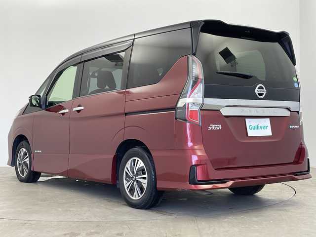 日産 セレナ e－パワー ハイウェイスター V 鹿児島県 2020(令2)年 1.3万km マルーンレッド 2トーン 純正9インチナビ/（BT/CD/DVD)/フルセグTV/全方位カメラ/横滑り防止/衝突被害軽減ブレーキ/クルーズコントロール/レーンキープアシスト/オートライト/前後コーナーセンサー/フリップダウンモニター/両側パワスラ/ハンズフリーオートスライド/前席シートヒーター/ステアリングヒーター/ステアリングリモコン/LEDヘッドライト/フォグランプ/純正フロアマット/純正15インチアルミ/プッシュスタート