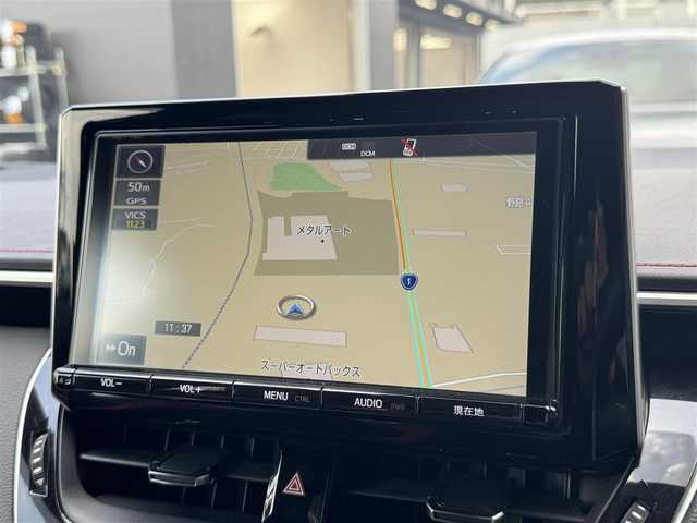 トヨタ カローラ スポーツ ハイブリッドG Z 滋賀県 2018(平30)年 5.3万km アティチュードブラックマイカ 純正9インチナビ/Bluetooth/CD/DVD/フルセグテレビ/OPハーフレザーシート/シートヒーター /ステアリングヒーター/トヨタセーフティーセンス/・プリクラッシュセーフティシステム/・レーントレーシングアシスト/・レーダークルーズコントロール/・オートマチックハイビーム/・ロードサインアシスト/ETC/寒冷地仕様/LEDヘッドライト/フォグランプ/ドアバイザー/プッシュスタート/スマートキー/スペアキー/純正フロアマット