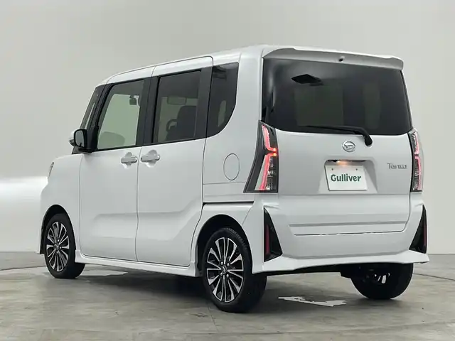 ダイハツ タント カスタム RS 群馬県 2024(令6)年 4.3万km シャイニングホワイトパール 純正ディスプレイオーディオ　バックカメラ　両側パワースライドドア　ＬＥＤ　ＡＨＢ　ハーフレザーシート　シートヒーター　純正１５インチＡＷ　ステアリングリモコン　コーナーセンサー　ＥＴＣ　ドラレコ　禁煙