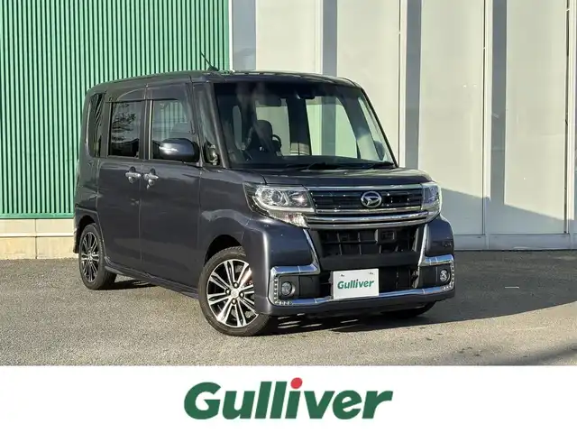 ダイハツ タント カスタム RS トップED SAⅡ 福岡県 2016(平28)年 5.5万km メテオライトグレーイリュージョナルP SDナビ(BT、フルセグTV、バックカメラ)/レーンキープアシスト/衝突被害軽減システム/LEDオートライト/両側電動スライドドア/ハーフレザーシート/横滑り防止/ETC/コーナーセンサー/スマートキー