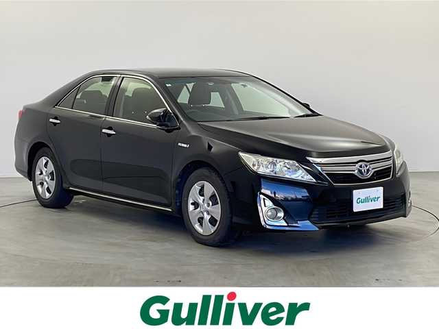 トヨタ カムリ ハイブリット 栃木県 2012(平24)年 12.1万km アティチュードブラックマイカ ナビ/　CD/DVD/AM/FM/SD/バックカメラ/ビルトインETC/オートライト/フォグランプ/電格ウィンカーミラー/プッシュスタート/スマートキー