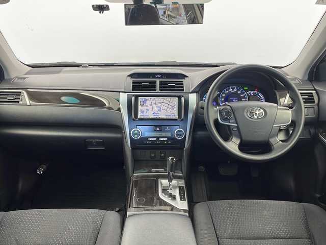 トヨタ カムリ ハイブリット 栃木県 2012(平24)年 12.1万km アティチュードブラックマイカ ナビ/　CD/DVD/AM/FM/SD/バックカメラ/ビルトインETC/オートライト/フォグランプ/電格ウィンカーミラー/プッシュスタート/スマートキー