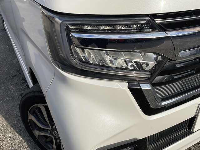 ホンダ Ｎ ＢＯＸ カスタム L 宮崎県 2021(令3)年 15.3万km プラチナホワイトパール 社外ＳＤナビ　(VXU-217NBi)/(ＢＴ/ＦＭ/ＡＭ/ＣＤ)　/両側パワースライド　/レーダークルーズコントロール　/ＥＴＣ　/レーンキープアシスト　/ドライブレコーダー前後/オートライト　/衝突被害軽減システム　/純正アルミホイール　/純正フロアマット