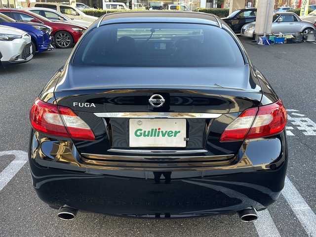 日産 フーガ 250VIP 広島県 2014(平26)年 10.5万km スーパーブラック /登録時走行距離/　　　　　　　104516キロ/純正ナビ/バックカメラ/地デジ/黒革シート/エアシート/クルーズコントロール/スペアキー×１/ビルトインETC/新車時整備手帳/　　【保証書】/取扱説明書/