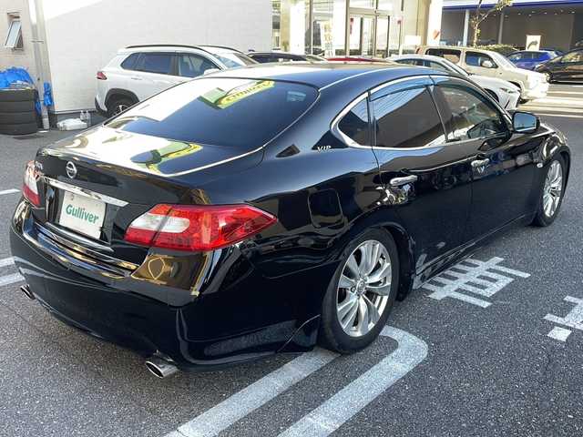 日産 フーガ 250VIP 広島県 2014(平26)年 10.5万km スーパーブラック /登録時走行距離/　　　　　　　104516キロ/純正ナビ/バックカメラ/地デジ/黒革シート/エアシート/クルーズコントロール/スペアキー×１/ビルトインETC/新車時整備手帳/　　【保証書】/取扱説明書/