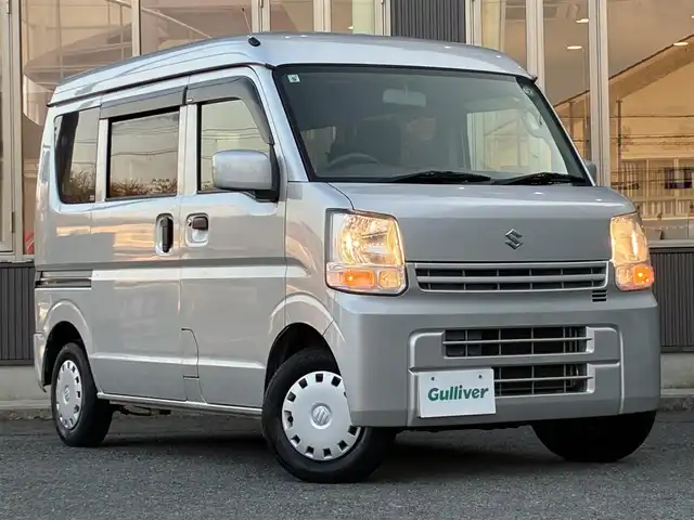 スズキ エブリイ JOIN 京都府 2016(平28)年 6.7万km シルキーシルバーメタリック 純正CDプレイヤー/ETC/2nd発進ボタン/パワステ/パワーウインドウ/電動格納ミラー/フロアゴムマット/ドアバイザー/リモコンキー/車両保証書/車両取説/スペアキー