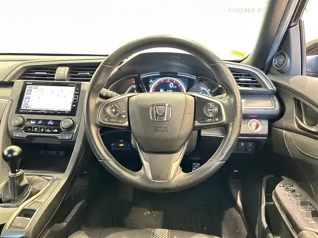 ホンダ シビック ハッチバック 福岡県 2018(平30)年 7.2万km 黒 車高調　/６ＭＴ　/アダクティブクルーズコントロール　/シートヒーター　/ナビ／フルセグ　/スマートキー　/シートヒーター　/ドラレコ　/ＥＴＣ