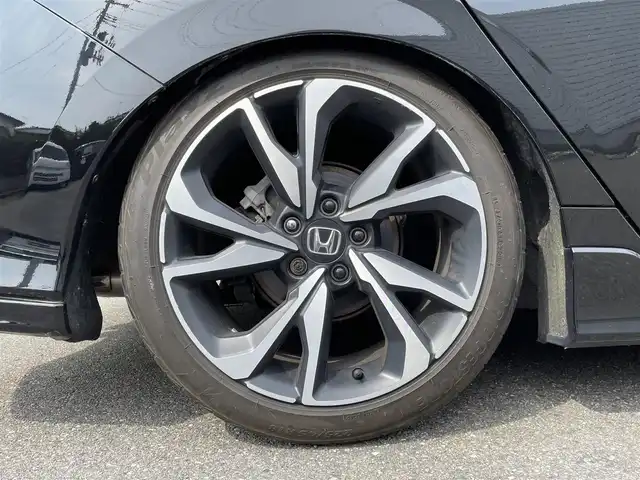 ホンダ シビック ハッチバック 山形県 2018(平30)年 7.2万km クリスタルブラックパール 6速マニュアル/車高調/ホンダセンシング/アダクティブクルーズコントロール　/シートヒーター　/純正ナビ／フルセグTV/CD/DVD/AM/FM/バックカメラ/スマートキー　/シートヒーター　/ドライブレコーダー　/ＥＴＣ