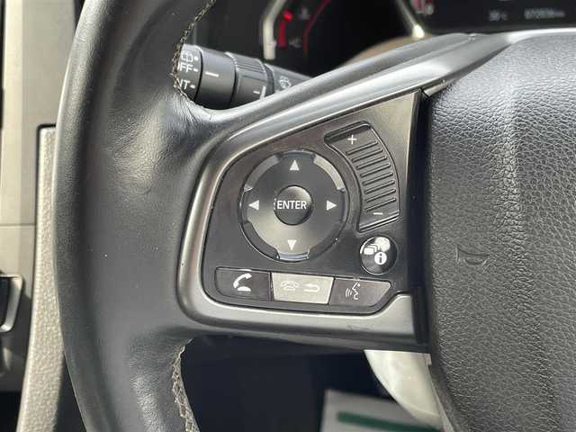 ホンダ シビック ハッチバック 山形県 2018(平30)年 7.2万km クリスタルブラックパール 6速マニュアル/車高調/ホンダセンシング/アダクティブクルーズコントロール　/シートヒーター　/純正ナビ／フルセグTV/CD/DVD/AM/FM/バックカメラ/スマートキー　/シートヒーター　/ドライブレコーダー　/ＥＴＣ