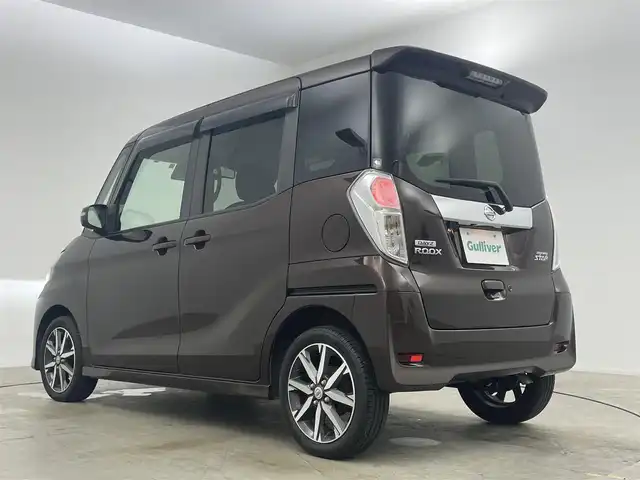 日産 デイズ ルークス ハイウェイスター Gターボ 岡山県 2018(平30)年 5.9万km モカブラウンP エマージェンシーブレーキ		/純正メモリナビゲーション		/【フルセグ/Bluetooth/DVD/MSV】		/アラウンドビューモニター		/純正15inアルミホイール+サマータイヤ：装着					/クルーズコントロール	/ETC		/LEDヘッドライト（AUTO機能付き）		/運転席シートヒーター		/オートハイビーム/横滑り防止機能						/社外ドライブレコーダー			/スマートキー			/プッシュスタート		/フロアマット