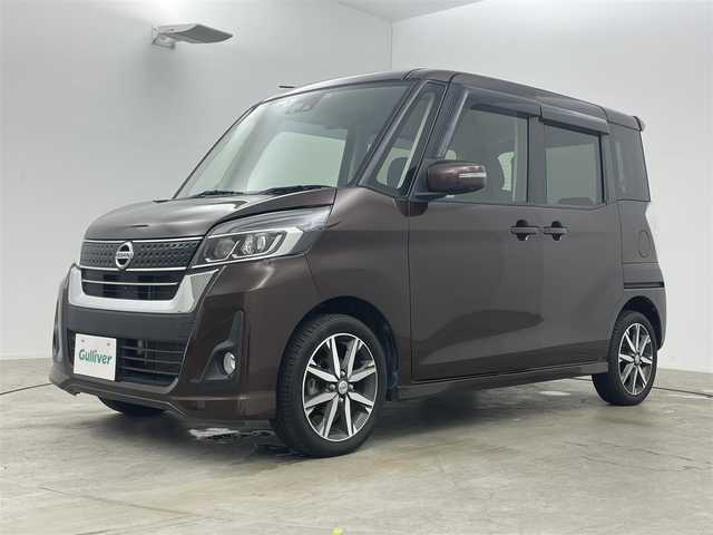 日産 デイズ ルークス ハイウェイスター Gターボ 岡山県 2018(平30)年 5.9万km モカブラウンP エマージェンシーブレーキ		/純正メモリナビゲーション		/【フルセグ/Bluetooth/DVD/MSV】		/アラウンドビューモニター		/純正15inアルミホイール+サマータイヤ：装着					/クルーズコントロール	/ETC		/LEDヘッドライト（AUTO機能付き）		/運転席シートヒーター		/オートハイビーム/横滑り防止機能						/社外ドライブレコーダー			/スマートキー			/プッシュスタート		/フロアマット