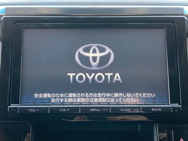 トヨタ ヴェルファイア Z Gエディション 静岡県 2015(平27)年 4.7万km ホワイトパールクリスタルシャイン 純正9インチナビ(NSZT-Y64T)/　AM FM CD DVD Bluetooth SDREC/ビルトインETC/バックモニター/LEDオートヘッドランプ/パワーシート(前席＋2列目)/ハーフレザーシート/パワーバックドア/クルーズコントロール/前後方クリアランスソナー/両側パワースライドドア/ツインムーンルーフ/純正11インチフリップダウンモニター(V11T-R62C)/フルセグTV