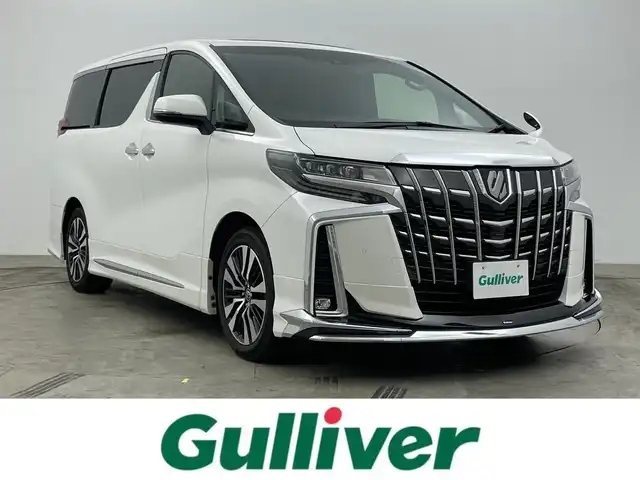 トヨタ アルファード S Cパッケージ 岡山県 2021(令3)年 3.1万km ホワイトパールクリスタルシャイン モデリスタエアロ（F/S/R）/ツインムーンルーフ/デジタルインナーミラー/ブラインドスポットモニター/純正9インチディスプレイオーディオ/Bluetooth/地デジフルセグ/CarPlay/USB/HDMI/バックカメラ /スペアタイヤ/三眼LEDヘッドランプ/トヨタセーフティセンス /・プリクラッシュセーフティ/・レーンキープアシスト/・クリアランスソナー/・オートハイビーム/両側パワースライドドア/黒合皮シート/シートヒーター/ベンチレーション/ステアリングヒーター/ビルトインETC/純正18インチアルミホイール/前後ドライブレコーダー