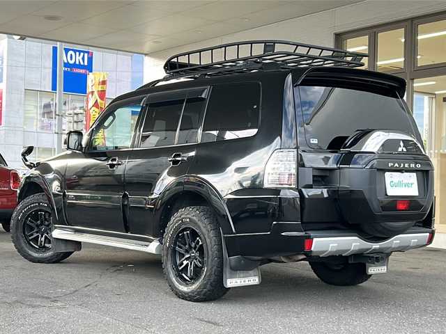 三菱 パジェロ ファイナルエディション 岐阜県 2019(令1)年 8万km ダイヤモンドブラックマイカ /限定700台(シリアルNo.165)//ワンオーナー//サンルーフ//社外SDナビ(AVIC-CW902)/(フルセグTV/DISC/USB/BT)//ベージュ本革シート/(前席パワーシート)/(前席シートヒーター)//クルーズコントロール//ルーフレール//寒冷地仕様//リヤデフロック//OP FINAL EDITIONアクセサリーPkg/(リヤデフレクター)/(スペアタイヤカバー)/(マッドフラップ)//前方ドライブレコーダー(CSD-600FHR)//GPSレーダー(AR-43GA)//AC100V//LEDヘッドライト//フォグランプ//ルーフラック//ヒッチメンバー//オートハイビーム//社外17インチAW//BF Goodrich//ＥＴＣ//リモコンキー//スペアキーx1