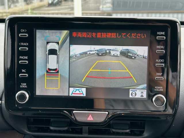 トヨタ ヤリスクロス ハイブリッド Z 茨城県 2021(令3)年 5万km ブラスゴールドメタリック 8インチ純正SDナビ(Bluetooth、フルセグTV、全周囲モニター)/ETC2.0/ドライブレコーダー前後/シートヒーター/電動リアゲート/スマートキー/横滑り防止装置/オートマチックハイビーム/アダプティブクルーズコントロール/冷房AAC/純正フロアマット/ハーフレザーシート/18インチ純正アルミホイール/コーナーセンサー/LEDオートライト