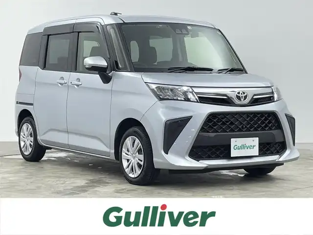 トヨタ ルーミー G 千葉県 2022(令4)年 3.4万km ブライトシルバーM スマートアシスト/・衝突軽減ブレーキ/・先行車発進お知らせ/・車線逸脱警報/・標識認識/・ふらつき警報/社外7インチナビ/Bluetooth フルセグ AM FM/全方位カメラ/両側パワースライドドア/LEDオートライト/ドアバイザー/ヘッドライトレベライザー/プッシュスタート/スマートキー/ETC