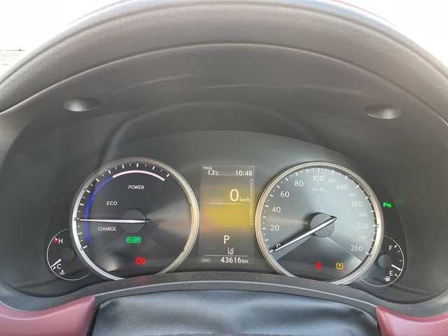 レクサス ＮＸ 300h スパイス&シック 石川県 2020(令2)年 4.4万km レッドマイカクリスタルシャイン ４ＷＤ　純正ナビ　フルセグＴＶ　全方位カメラ　ＬＥＤヘッドライト　ＥＴＣ　ドラレコ　革シート　パワーバックドア　シートヒーター　レクサスセーフティ　レーダークルーズ　ブラインドスポットモニター　ＡＷ