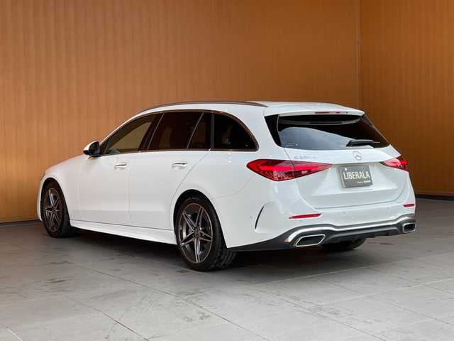 メルセデス・ベンツ Ｍ・ベンツ Ｃ２２０ｄ ステーションワゴン アバンギャルドAMGライン 愛知県 2023(令5)年 4.3万km 白 ワンオーナー/レザーエクスクルーシブパッケージ/純正ナビ/フルセグTV/360度カメラ/AppleCarPlay/黒革シート/シートヒーター/アドバンスドサウンド/HUD/ACC/LKA/BSM/パワーバックドア/前席パワーシート/純正19インチアルミ