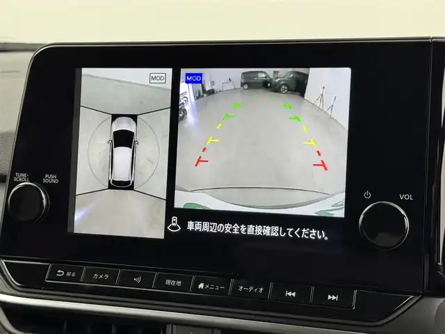 日産 ノート X 福岡県 2024(令6)年 0.8万km スーパーブラック 純正９型ナビ（フルセグＴＶ）　/全方位カメラ　/デジタルルームミラー　/置くだけ充電　/ビルトインＥＴＣ２．０　/前方ドライブレコーダー　/エマージェンシーブレーキ　/レーンキープ　/ＢＳＷ　/ステアリングリモコン