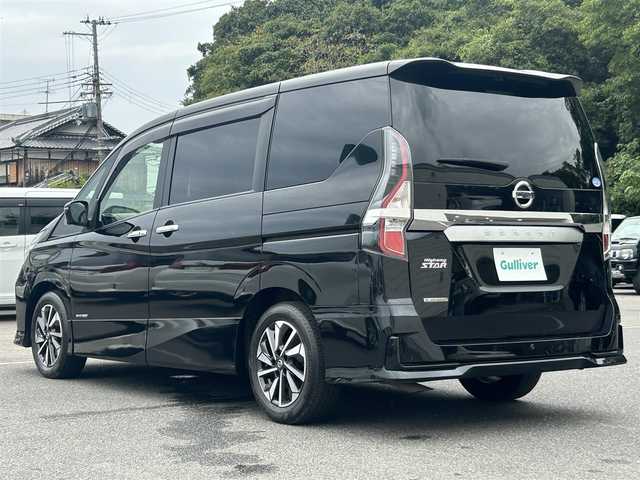 日産 セレナ マルチベッド ハイウェイスター V 大阪府 2020(令2)年 2.6万km ダイヤモンドブラック 純正10インチナビ(BT/フルセグ/CD/DVD)/全方位カメラ/後席モニター/プロパイロット/エマージェンシーブレーキ/ブラインドスポットモニター/コーナーセンサー/盗難防止装置/両側パワースライドドア/ETC/LEDヘッドライト/オートライト/レザーシート/純正アルミホイール/純正フロアマット/エンジンスタートボタン