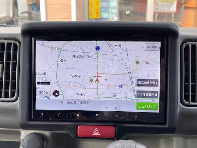 スズキ エブリィ ワゴン PZターボ 埼玉県 2024(令6)年 1.4万km パールホワイト 社外メモリナビ（Ｂｌｕｅｔｏｏｔｈ、フルセグＴＶ）/バックカメラ/ＥＴＣ2.0/４ＷＤ/ターボ/ＵＳＢ入力端子/スペアキー/前後ドラレコ/Ｄ席シートヒーター/片側パワスラ/純正エアロ/社外アルミ/ＬＥＤヘッド/プッシュスタート/スマートキー/保証書/ナビ取扱説明書/取扱説明書/オートエアコン/オートライト/レザーシート/社外フロアマット/ベンチシート/横滑り防止装置/レーンキープアシスト/ダブルエアバッグ/衝突軽減システム/デジタルインナーミラー/アイドリングストップ