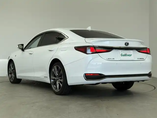 レクサス ＥＳ 300h Fスポーツ 愛知県 2020(令2)年 5.2万km ホワイトノーヴァガラスフレーク 純正ナビ/パノラマミックビューモニター/サンルーフ/レザーシート/デジタルインナーミラー/ブラインドスポットモニター/ETC2.0/プリクラッシュセーフティ/純正19インチアルミホイール/レーダークルーズコントロール/フルセグTV/ドライブレコーダー/シートヒーター/シートベンチレーション