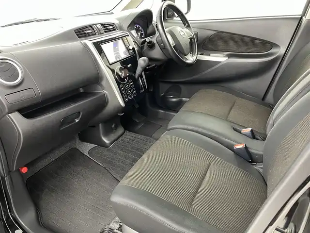 日産 デイズ ハイウェイスターX 福島県 2013(平25)年 5.4万km ブラック 純正7インチナビ/・フルセグ/TV/SD/CD/FM/AM/バックカメラ/ベンチシート/純正アルミホイール付きサマータイヤ/純正フロアマット/純正ドアバイザー/アイドリングストップ/ウィンカーミラー/プッシュスタート/・スマートキー