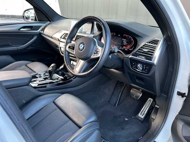 ＢＭＷ Ｘ３ xDrive20d Mスポーツ 道東・釧路十勝 2021(令3)年 3.4万km アルピンホワイトⅢ 4WD/純正HDDナビ/（Bluetooth/フルセグTV/AppleCarPlay）/バックカメラ/純正ETC2.0/純正ドライブレコーダー/アダプティブクルーズコントロール/ブラインドスポットモニター/横滑り防止装置/レーンキープアシスト/コーナーセンサー/ハーフレザーシート/ワイヤレス充電/シートヒーター/メモリ機能付パワーシート/パワーバックドア/純正LEDヘッドライト/純正19インチアルミホイール/純正フロアマット/保証書