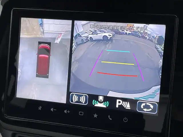 スズキ ソリオ HV MZ 群馬県 2021(令3)年 8.6万km メロウディープレッドパール スズキコネクト対応ナビ　/フルセグ・スマホ接続・Ｂｌｕｅｔｏｏｔｈ　/全周囲カメラ　/両側パワースライドドア　/ドラレコ　/セーフティサポート　/アダプティブクルーズコントロール　/衝突軽減ブレーキ　/レーンアシスト