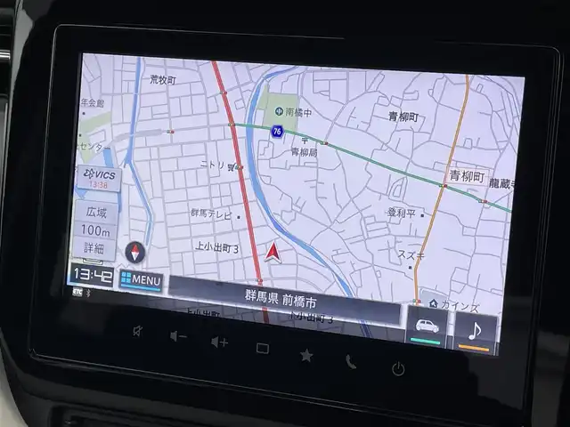 スズキ ソリオ HV MZ 群馬県 2021(令3)年 8.6万km メロウディープレッドパール スズキコネクト対応ナビ　/フルセグ・スマホ接続・Ｂｌｕｅｔｏｏｔｈ　/全周囲カメラ　/両側パワースライドドア　/ドラレコ　/セーフティサポート　/アダプティブクルーズコントロール　/衝突軽減ブレーキ　/レーンアシスト