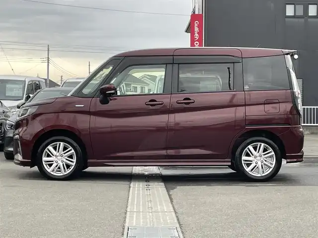 スズキ ソリオ HV MZ 群馬県 2021(令3)年 8.6万km メロウディープレッドパール スズキコネクト対応ナビ　/フルセグ・スマホ接続・Ｂｌｕｅｔｏｏｔｈ　/全周囲カメラ　/両側パワースライドドア　/ドラレコ　/セーフティサポート　/アダプティブクルーズコントロール　/衝突軽減ブレーキ　/レーンアシスト