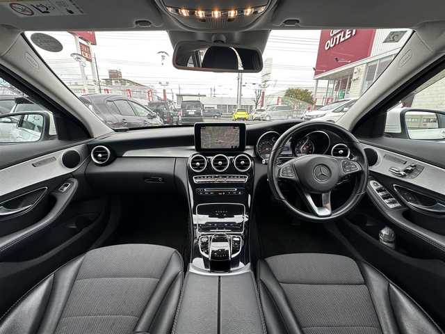 メルセデス・ベンツ Ｃ１８０ ステーションワゴンアバンギャルド 群馬県 2017(平29)年 3.8万km ポーラホワイト レーダーセーフティパッケージ/純正HDDナビ/CD/DVD/Bluetooth/フルセグ/ETC/バックカメラ/ハーフレザーシート/前席シートヒーター/純正17インチAW/前後コーナーセンサー/LEDヘッドライト/パドルシフト/プッシュスタート/スマートキー