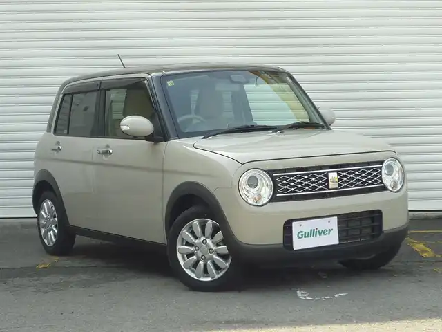 スズキ ラパン X 和歌山県 2020(令2)年 2.2万km フォーンベージュM 走行距離　21367km（登録時）/スズキセーフティサポート/・レーザーレーダーと単眼カメラ/・デュアルセンサーブレーキサポート/・誤発信抑制機能/・車線逸脱警報/・ふらつき警報/・先行者発信お知らせ機能/・ハイビームアシスト/・標識認識機能/・後退時ブレーキサポート/・後方誤発進抑制機能/・リヤパーキングセンサー/シートヒーター(運転席）/SDナビ（CN-RZ875）/フルセグテレビ（CD・DVD・BT）/ETC車載器（ビルトインタイプ）/ステアリングスイッチ/ISOFIX/スマートキー