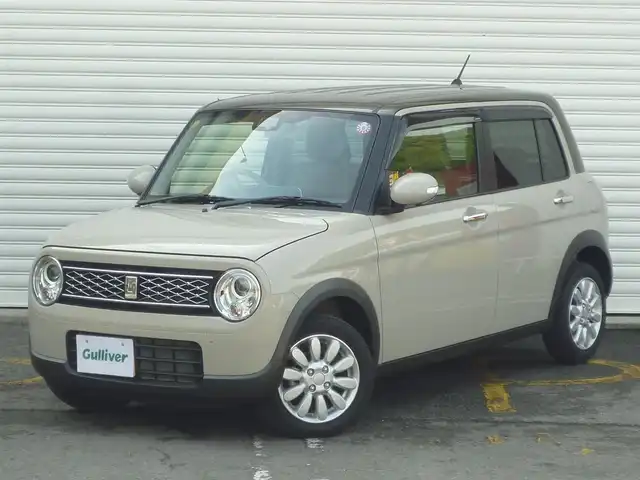 スズキ ラパン X 和歌山県 2020(令2)年 2.2万km フォーンベージュM 走行距離　21367km（登録時）/スズキセーフティサポート/・レーザーレーダーと単眼カメラ/・デュアルセンサーブレーキサポート/・誤発信抑制機能/・車線逸脱警報/・ふらつき警報/・先行者発信お知らせ機能/・ハイビームアシスト/・標識認識機能/・後退時ブレーキサポート/・後方誤発進抑制機能/・リヤパーキングセンサー/シートヒーター(運転席）/SDナビ（CN-RZ875）/フルセグテレビ（CD・DVD・BT）/ETC車載器（ビルトインタイプ）/ステアリングスイッチ/ISOFIX/スマートキー