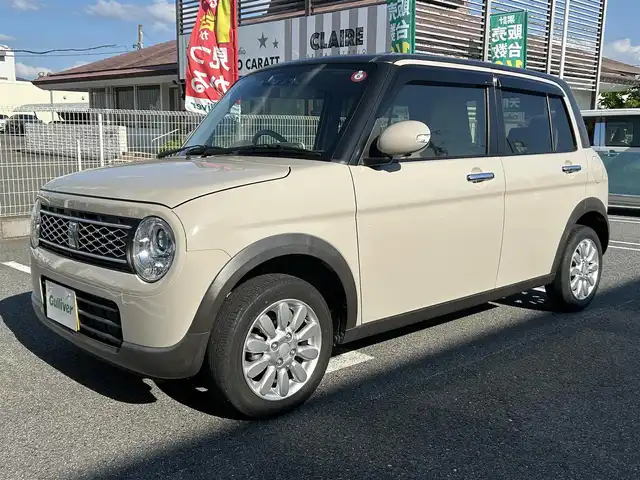 スズキ ラパン X 奈良県 2020(令2)年 2.2万km フォーンベージュM 走行距離　21367km（登録時）/スズキセーフティサポート/・レーザーレーダーと単眼カメラ/・デュアルセンサーブレーキサポート/・誤発信抑制機能/・車線逸脱警報/・ふらつき警報/・先行者発信お知らせ機能/・ハイビームアシスト/・標識認識機能/・後退時ブレーキサポート/・後方誤発進抑制機能/・リヤパーキングセンサー/シートヒーター(運転席）/SDナビ（CN-RZ875）/フルセグテレビ（CD・DVD・BT）/ETC車載器（ビルトインタイプ）/ステアリングスイッチ/ISOFIX/スマートキー