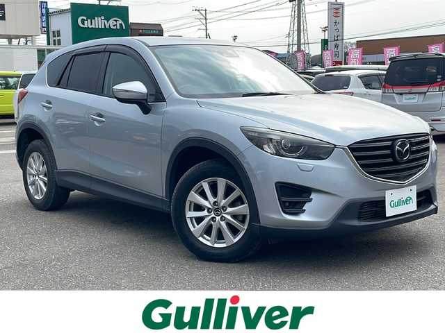 マツダ ＣＸ－５ XD Lパッケージ 秋田県 2016(平28)年 8.3万km ソニックシルバーM 登録時走行距離82809km/４WD/純正HDDナビ/CD/DVD/Bluetooth/バックカメラ/フルセグTV/ETC/クルーズコントロール/横滑り防止装置/レーンキープアシスト/衝突被害軽減システム/運助パワーシート/運助シートヒーター/後方コーナーセンサー/純正AW/格納ウィンカーミラー/LEDヘッドライト/フォグランプ/スマートキー/スペアキー